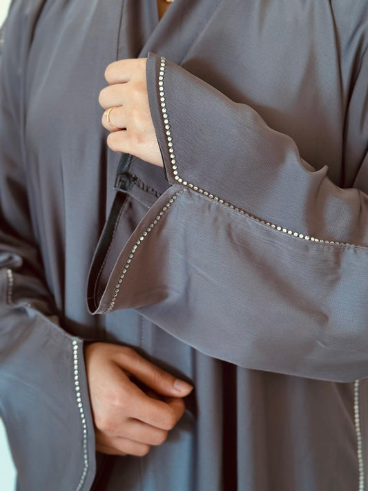 Handmade Stone Embellished Abaya